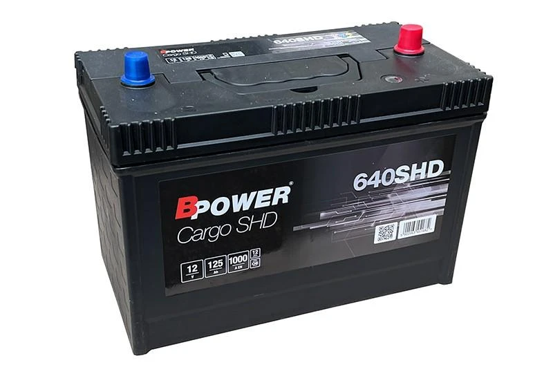 BPower CARGO 640SHD 12V 125Ah 1000A (EN) akumuliatorius