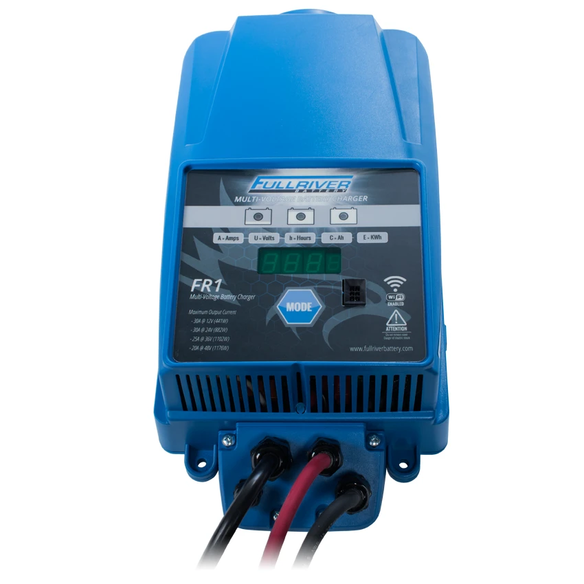 Įkroviklis akumuliatoriams FULLRIVER FR1 12V/24V/36V/48V su WIFI aprašymas - Prekės nuotrauka