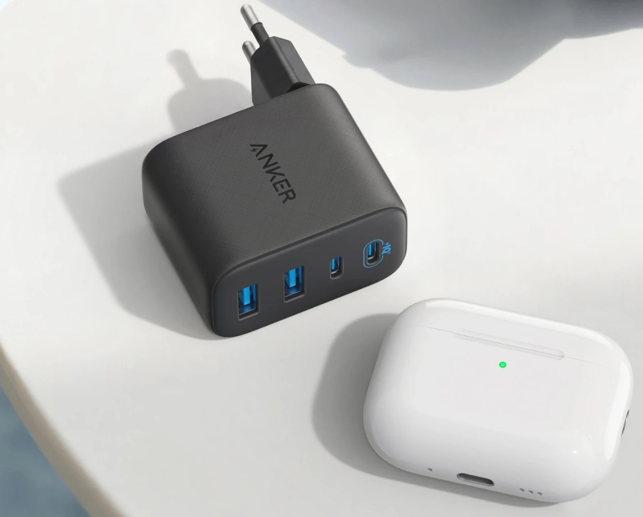 Įkroviklis Anker Zolo 50W USB-C (baltas) aprašymas - Prekės nuotrauka