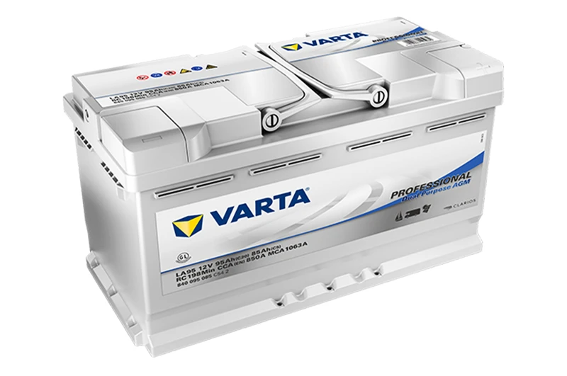 VARTA Professional Dual Purpose LA95 (840095085) 95Ah AGM akumuliatorius aprašymas - Prekės nuotrauka
