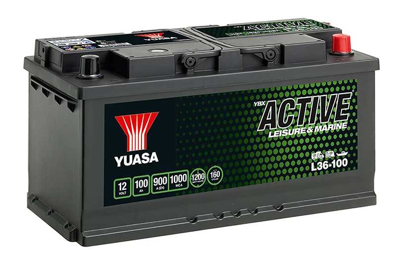 YUASA Leisure L36-100 100Ah 900A (EN) akumuliatorius aprašymas - Prekės nuotrauka