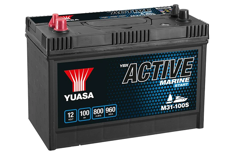 YUASA Marine M31-EFB 100Ah akumuliatorius aprašymas - Prekės nuotrauka