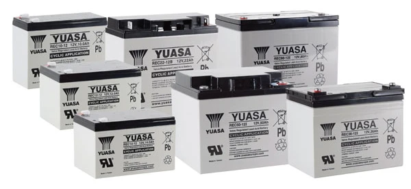 YUASA REC36-12 12V 36Ah AGM VRLA akumuliatorius aprašymas - Prekės nuotrauka