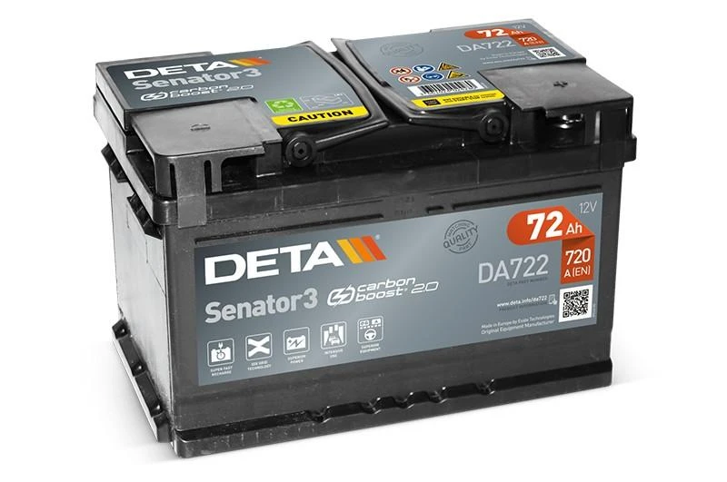 DETA DA722 72Ah akumuliatorius