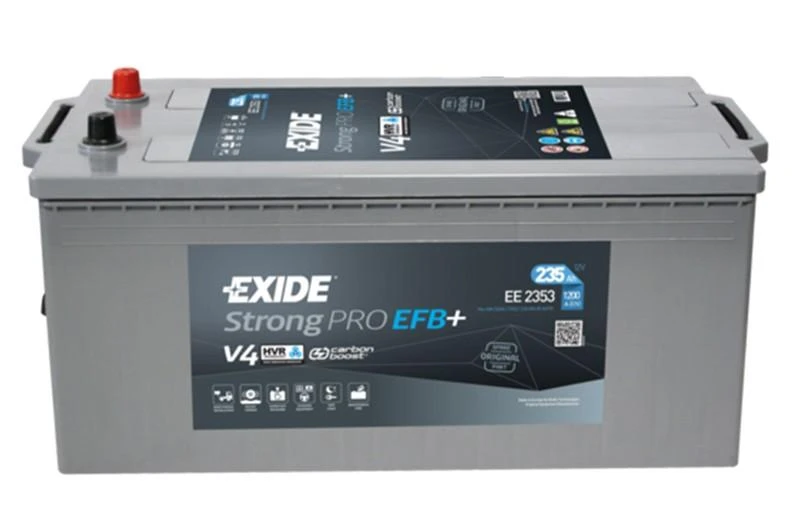Exide Strong PRO EFB+ akumuliatorius su gnybtais