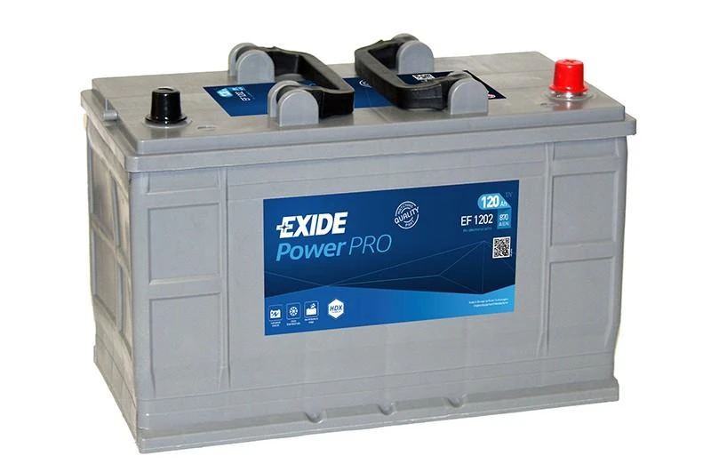 EXIDE EF1202 akumuliatorius su rankenomis