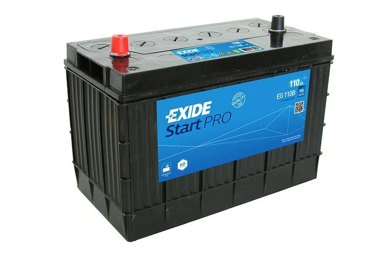 Exide Start Pro 110Ah akumuliatorius su mėlyna etikete