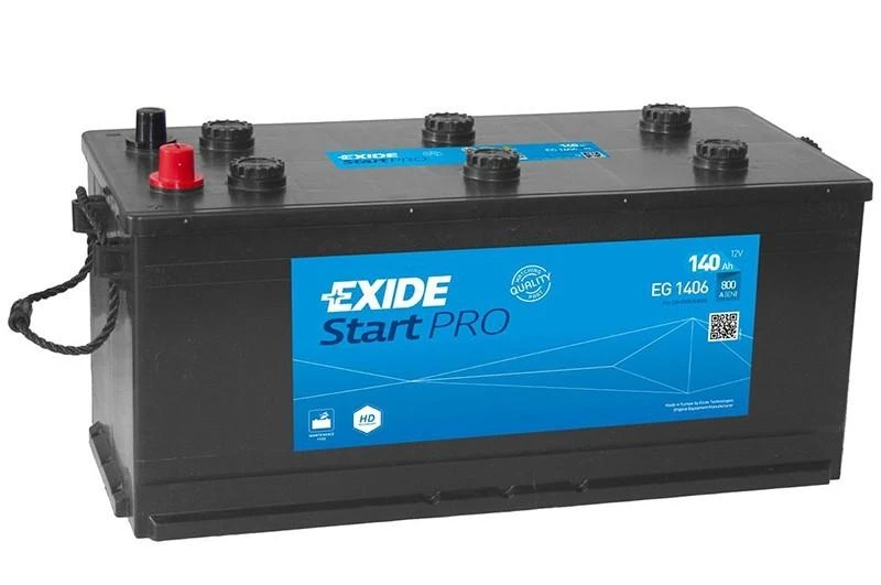 Exide Start PRO 140Ah akumuliatorius su mėlyna etikete