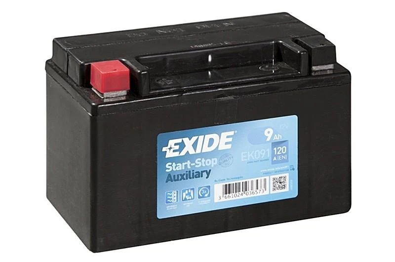 EXIDE EK091 9Ah AGM akumuliatorius