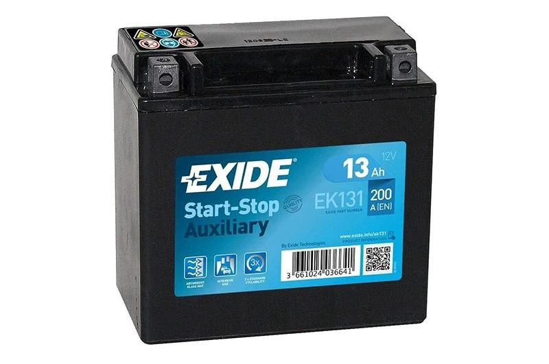 Exide EK131 13Ah AGM akumuliatorius su mėlyna etikete