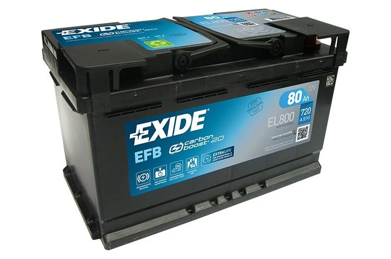 Exide EFB akumuliatorius su Carbon Boost technologija