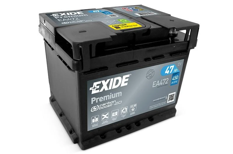 EXIDE Premium EA472 47Ah 450A (EN) 12V akumuliatorius