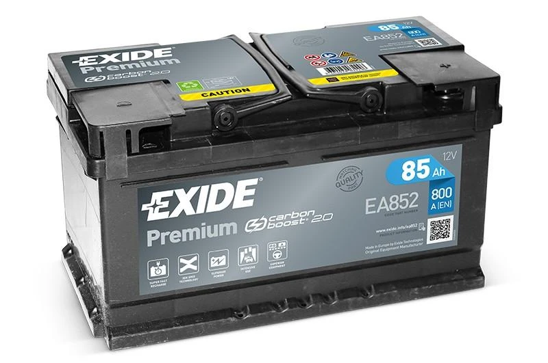 EXIDE Premium EA852 85Ah 800A (EN) akumuliatorius