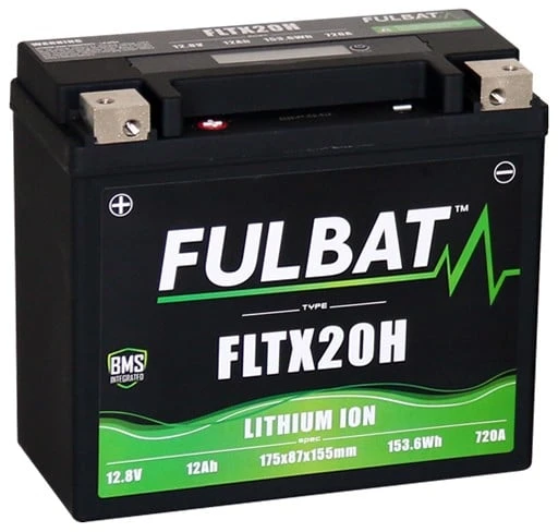 FULBAT FLTX20H 12.8V 12Ah 153.60Wh 720A Lithium Ion akumuliatorius
