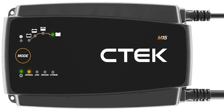 Ctek M15 jūrinis kroviklis su LED indikatoriais