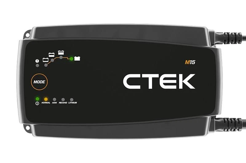 Ctek M15 jūrinis kroviklis su valdymo skydeliu
