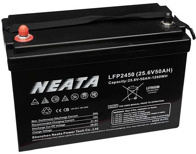NEATA LFP24050 25.6V 50Ah Lithium Ion akumuliatorius su Bluetooth