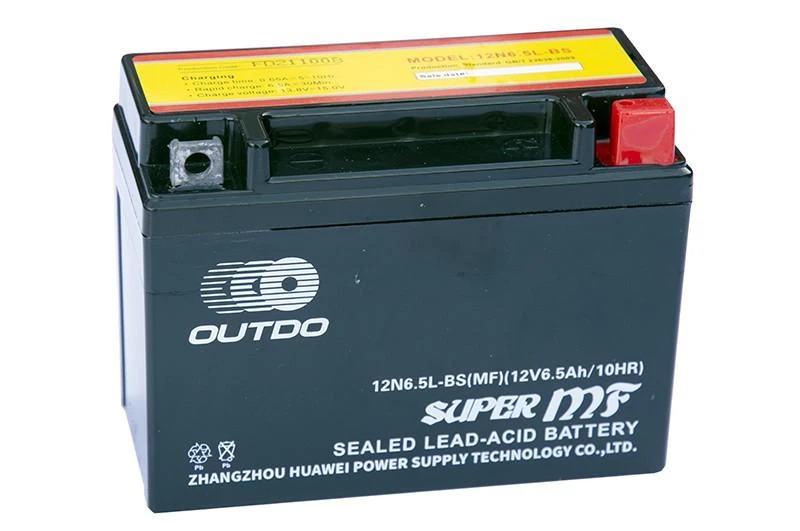 OUTDO (HUAWEI) 12N6.5L-BS (MF) AGM 12V, 6.5Ah akumuliatorius