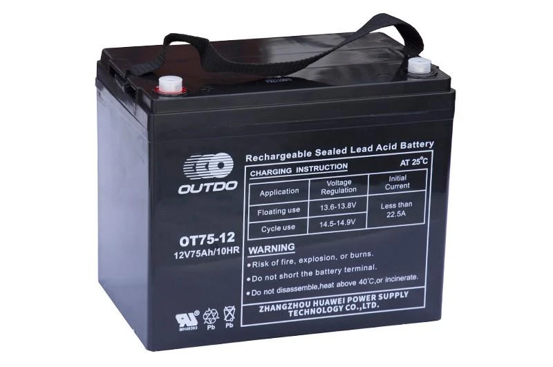 OUTDO (HUAWEI) 12V 75Ah AGM VRLA akumuliatorius