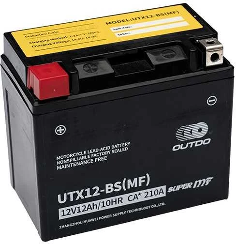 OUTDO (HUAWEI) UTX12-BS (MF) AGM 12V, 12Ah akumuliatorius