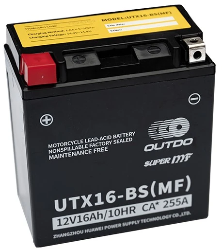 OUTDO (HUAWEI) UTX16-BS (MF) AGM 12V, 16Ah akumuliatorius
