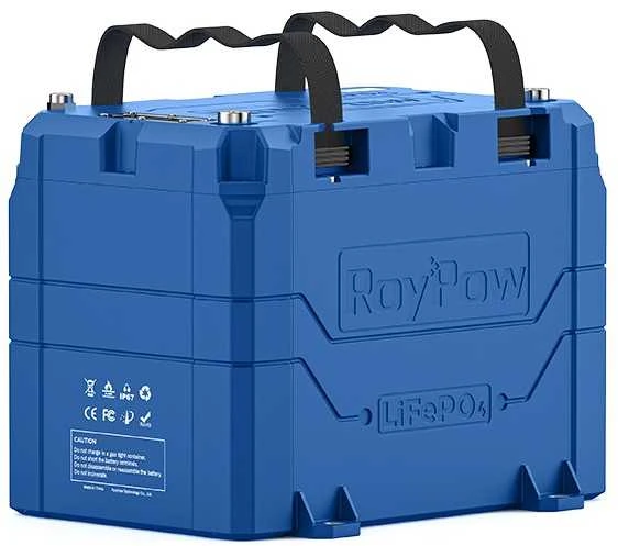 RoyPow B12100A 12.8V 100Ah IP67 Lithium Ion gilaus iškrovimo akumuliatorius