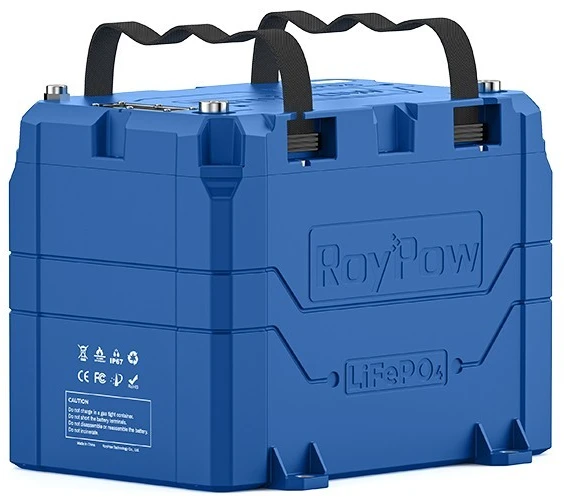 RoyPow B12200A 12.8V 200Ah IP67 Lithium Ion gilaus iškrovimo akumuliatorius