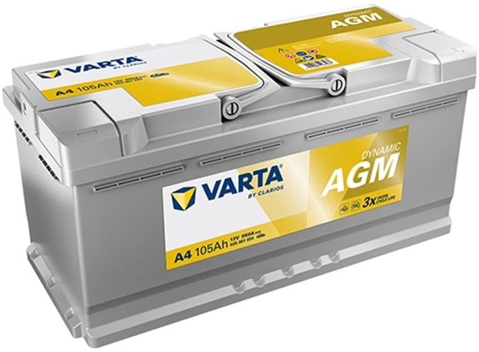 VARTA A4 AGM (H15) (605901095) 105Ah 950A akumuliatorius