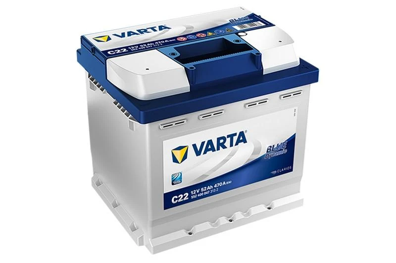 VARTA C22 52Ah 470A (EN) 12V akumuliatorius