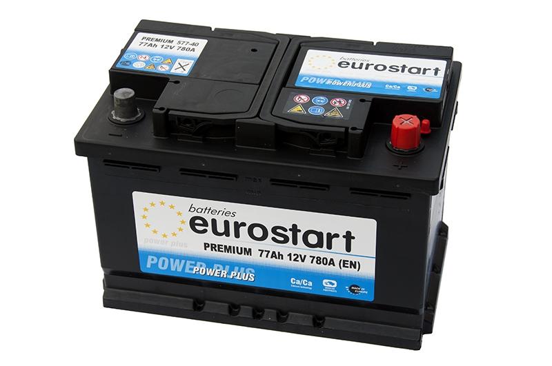 Varta EUROSTART PREMIUM 57740 (577400078) 77Ah akumuliatorius, žema ...