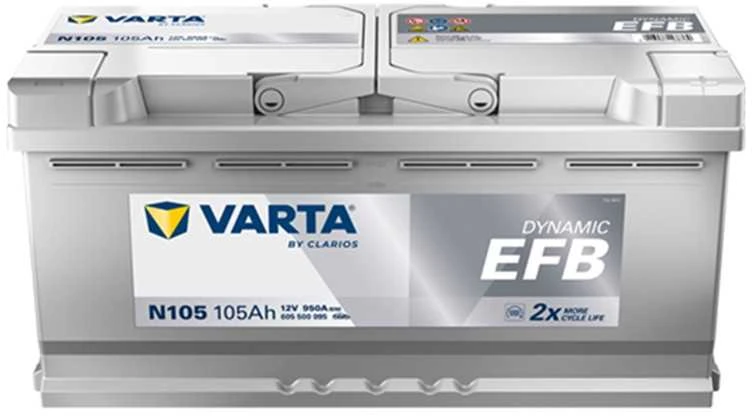 VARTA START STOP N85 (585501080) 85Ah 800A (EN) 12V EFB akumuliatorius