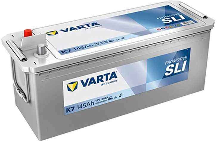 VARTA Super Heavy Duty PROMOTIVE Sidabrinis K7 (645400080) 145Ah akumuliatorius