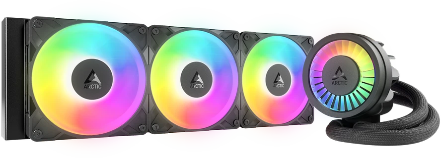ARCTIC Liquid Šaldiklis III Pro 360 A-RGB procesoriaus aušintuvas, juodas