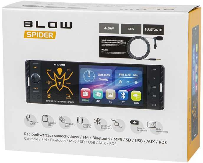Automagnetola Radijas BLOW AVH-9620 2DIN