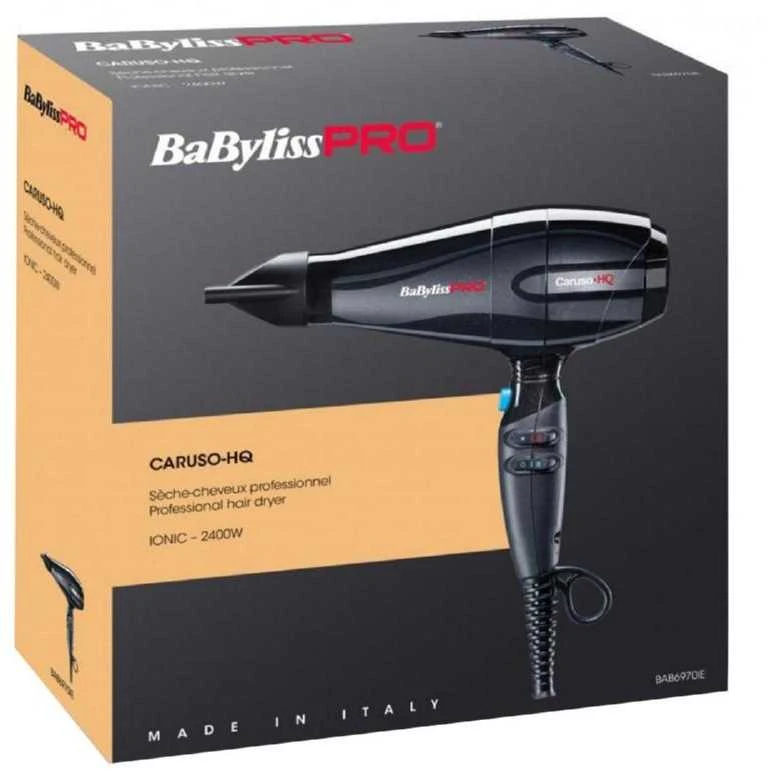 Plaukų džiovintuvas Babyliss Pro Caruso HQ Plaukų džiovintuvas BAB6970IE, su jonų generatoriumi, 2400 W