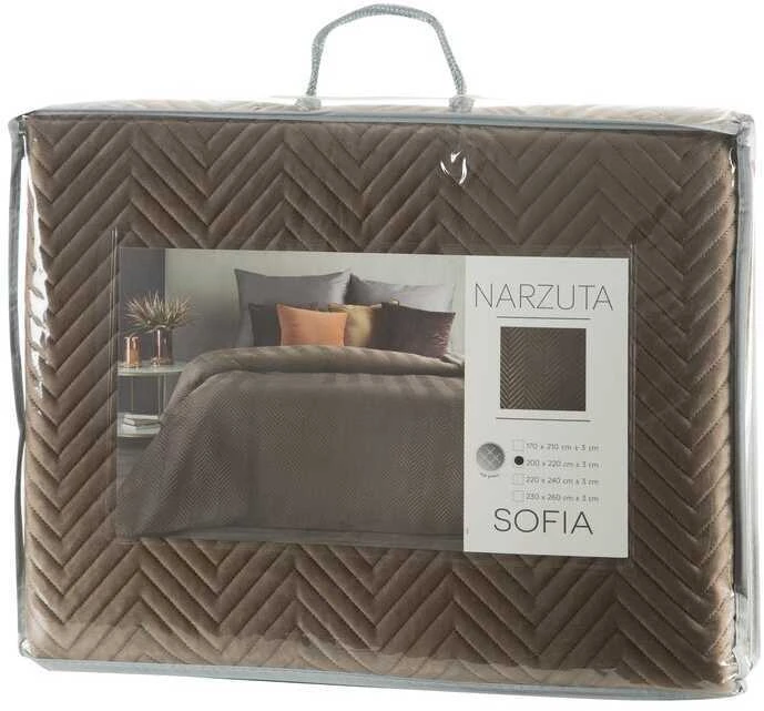 Eurofirany CHON/SOFIA/RUDA 200X220 RUDA Lovatiesė Lovatiesė Lovatiesė