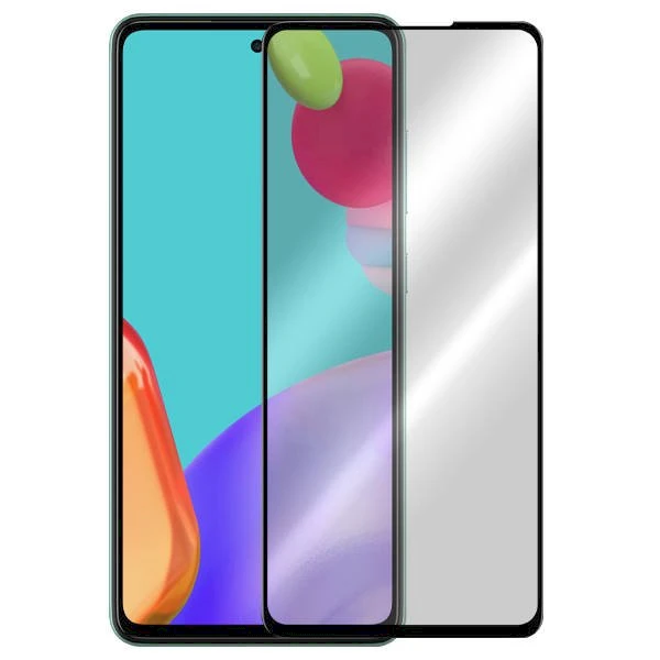 Fusion Accessories Fusion 5D grūdintas stiklas pilnai uždengtas rėmeliu Samsung A526 | A525 | A528 Galaxy A52 5G | A52 | A52s juodas