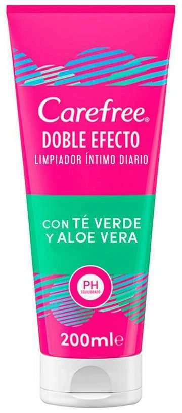 Intymios higienos prausimo želė Carefree Duo Effect su žaliąja arbata ir alavijais, 200ml