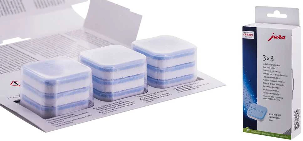 JURA nukalkinimo tabletės 3 plovimams 61848