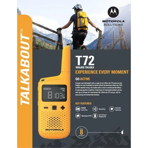 Radijo stotelė Motorola TALKABOUT T72, komplektas 2vnt.