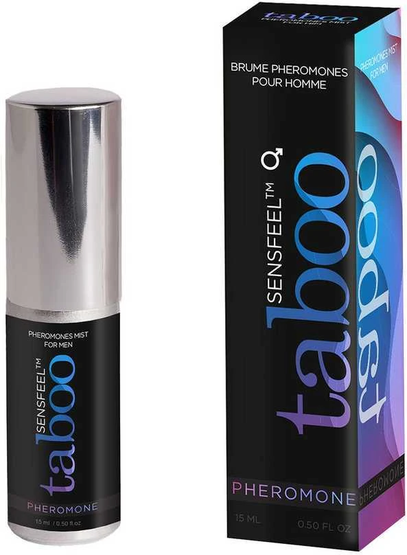 Ruf Taboo Sensfeel Kūno dulksna vyrams su feromonais, 15 ml