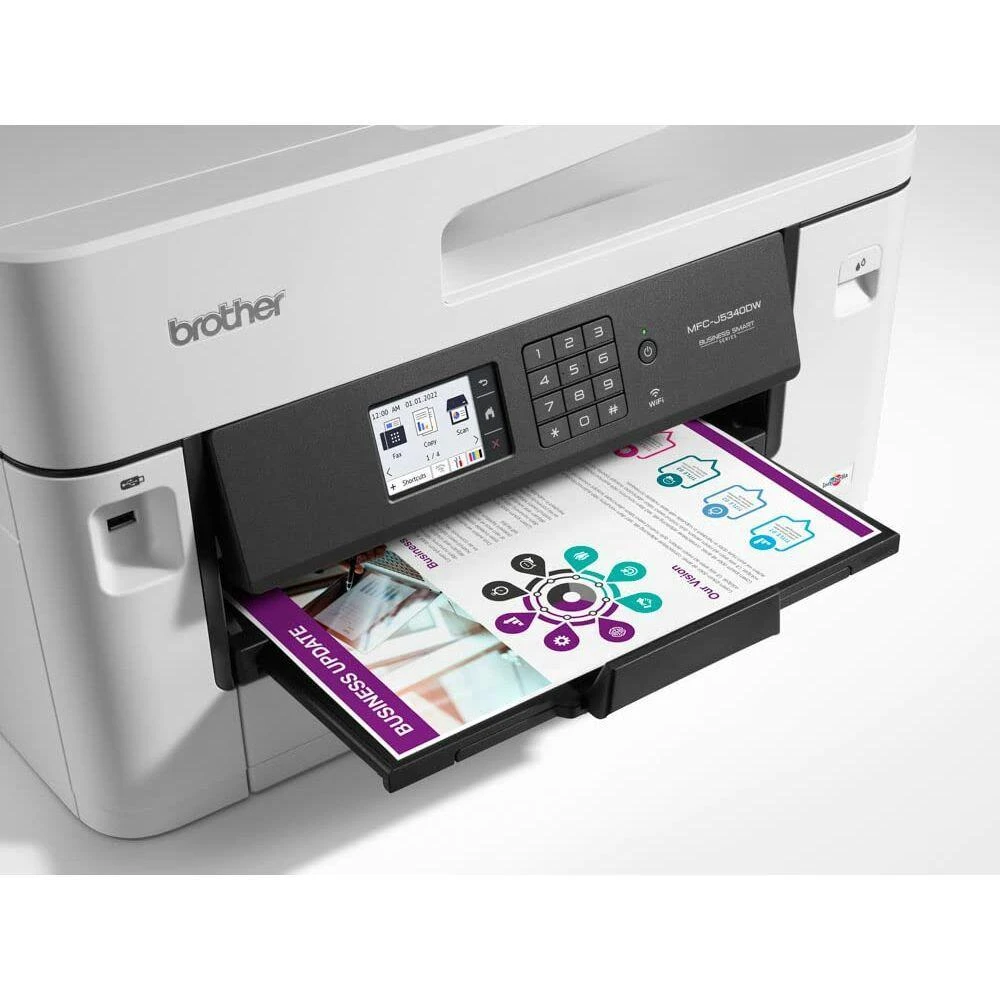 Spausdintuvas BROTHER MFC-J5340DW rašalinis 4 viename, A3, automatinis dokumentų tiektuvas, dvipusis, belaidis, 28 ipm