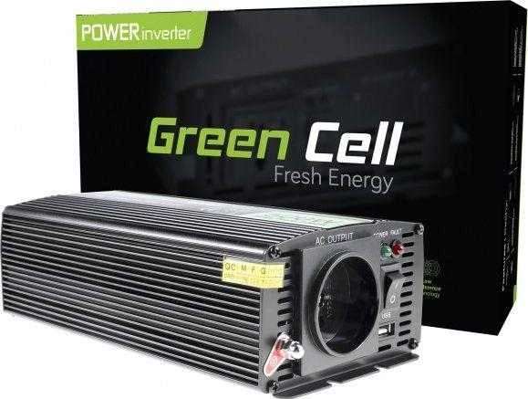 Green Cell Žalias Cell Žalias CELL automobilio maitinimo keitiklis 12V į 230V 500W/1000W