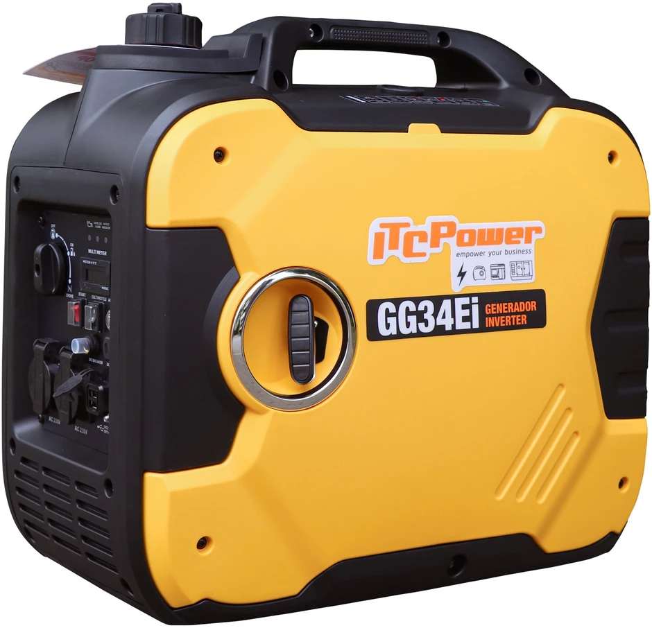 ITCPower GG34Ei inverterinis generatorius su el. starteriu – 3,4 kW, 230V