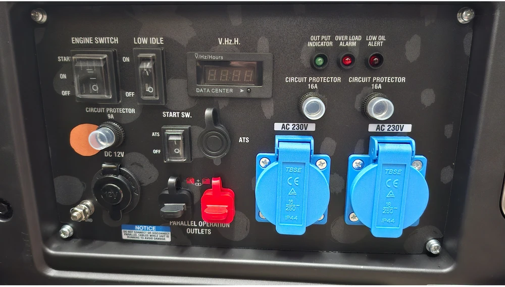 ITCPower GG50XEi inverterinis generatorius su el. starteriu – 5,0 kW, 230V