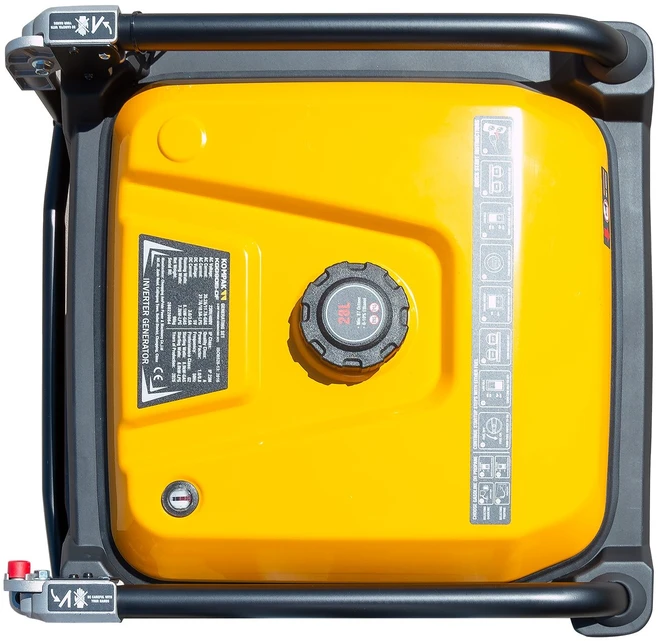 Itcpower Kompak KGG90Ei-DF dvikuris trifazis inverterinis generatorius su ATS – 8,9 kW, 400/230V, benzinas / dujos