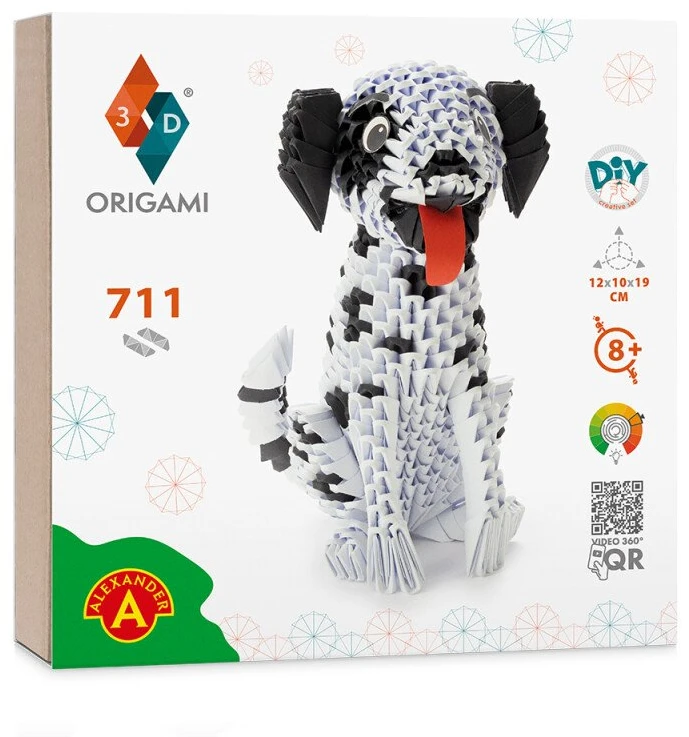 Alexander 3D origami kūrybinis rinkinys – dalmantinas ZA6076