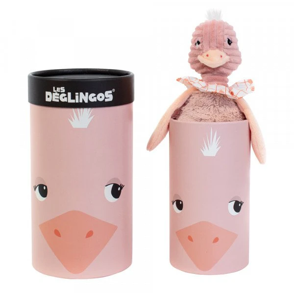 Deglingos Pliušinis žaislas - Pomelos - Strutis (dėžutėje)