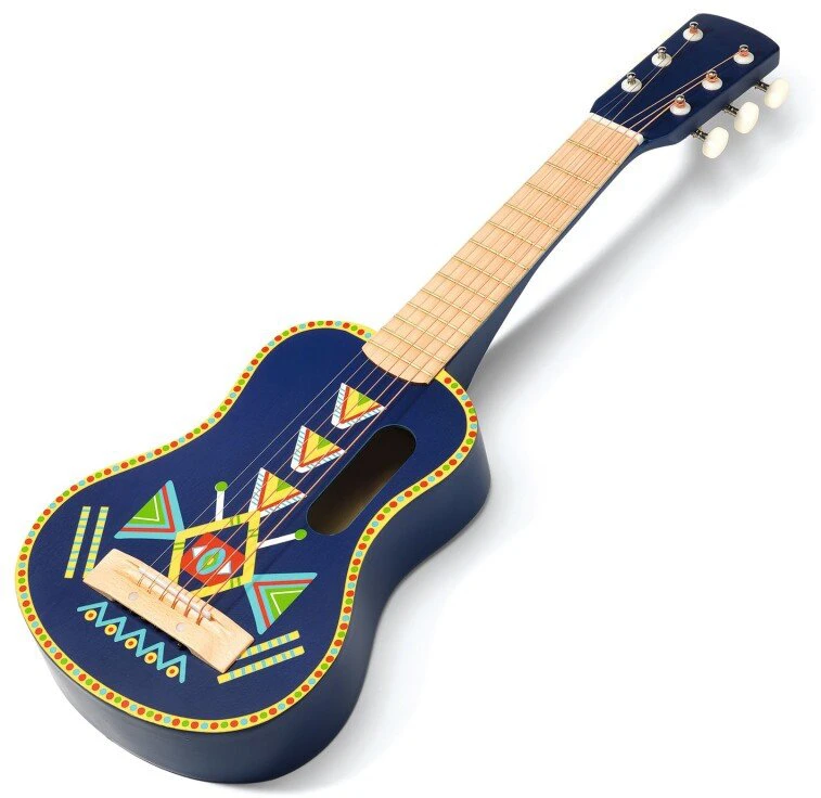 Djeco Animambo Muzikinis instrumentas - Gitara su 6 metaliniais lynais ( DJ06024 )