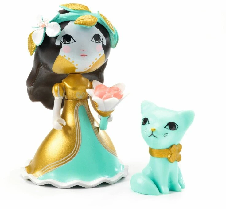Djeco Arty Toys figūrėlės - Princeses - Eva ir katė